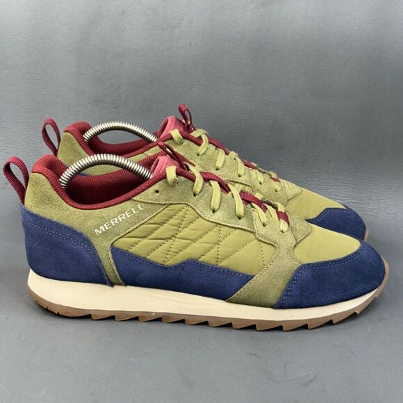 Merrell Men's Alpine athletic Sneaker Hiking Shoe, Avocado size 10 - Picture 1 of 8